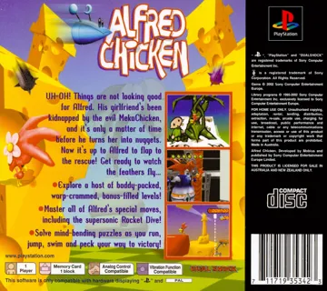 Alfred Chicken (EU) box cover back